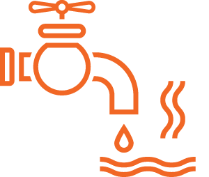 hot water